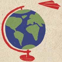 Leve a classe para uma volta ao mundo em inglês. Ilustração: Anna Cunha