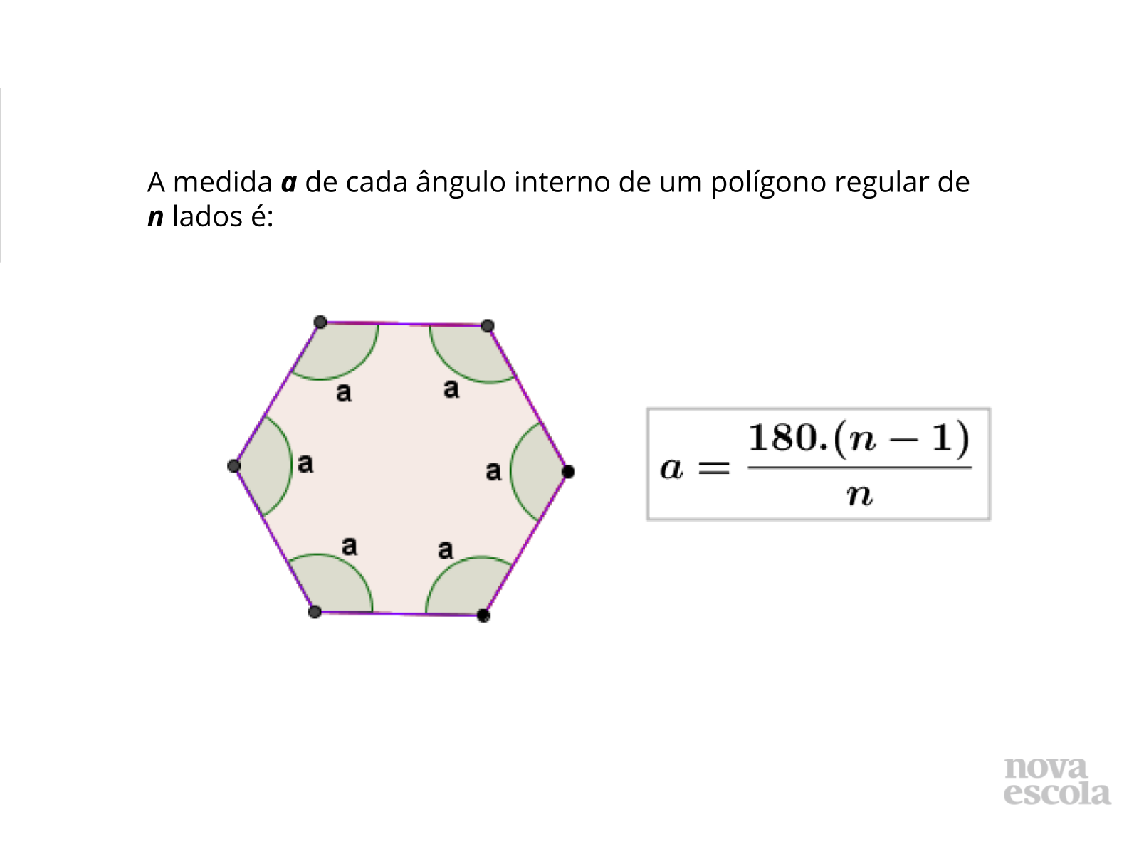 Ângulos internos de polígonos regulares Planos de aula 7º ano