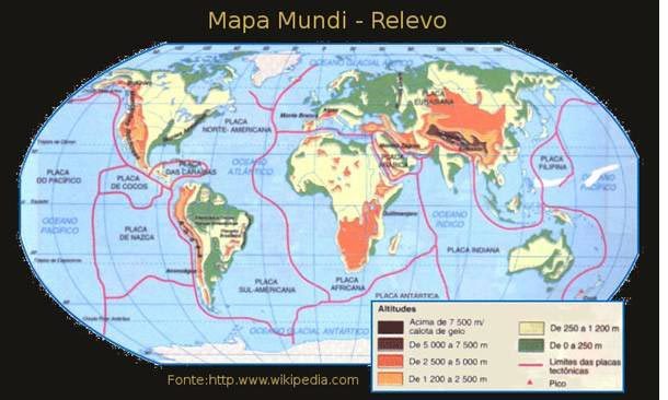 Mapa do mundo - relevo. Fonte: http--www.diaadia.pr.gov.br-tvpendrive-arquivos-Image-conteudos-imagens-2geografia-4mbrrel.jpg