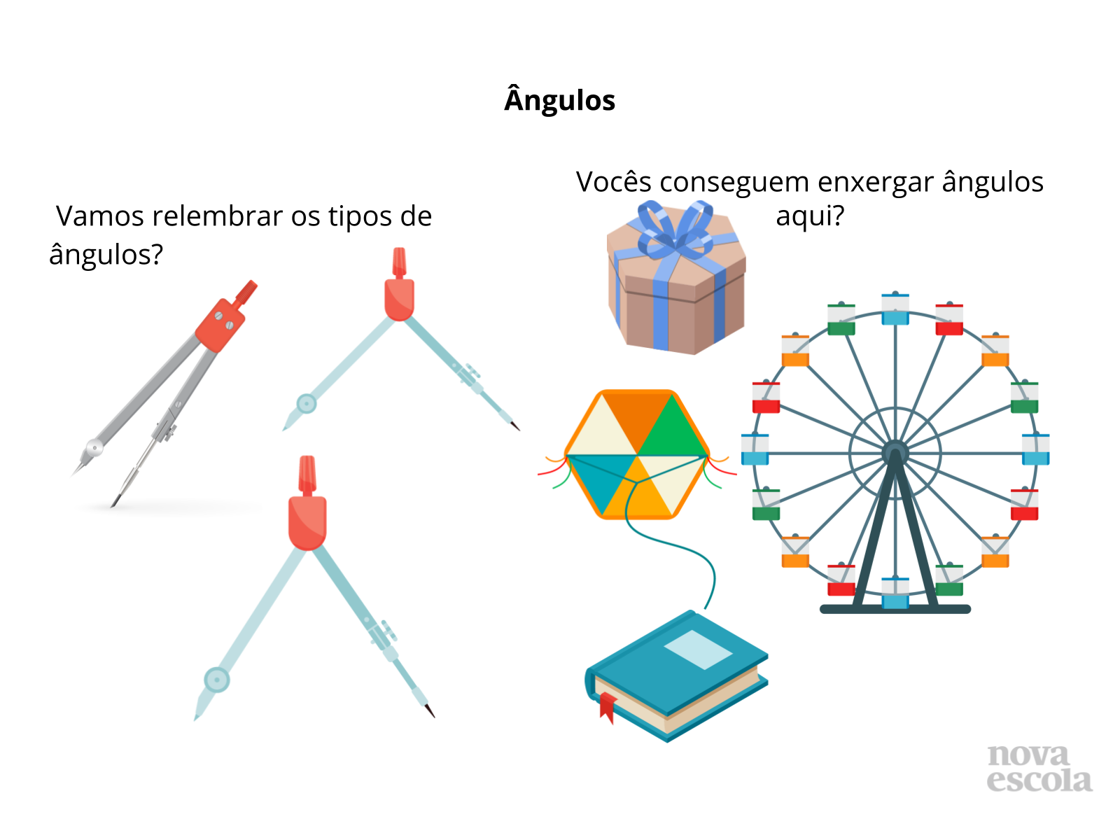 Atividade de Matemática - Ângulos - 4º e 5º ano - Com gabarito