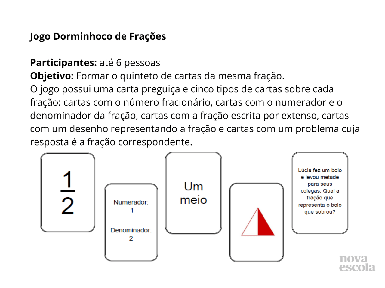 Brincando com frações - Planos de Aula - 4º Ano