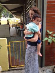 Ana Ligia: vídeo na creche durante o dia e professora de eJa no período noturno