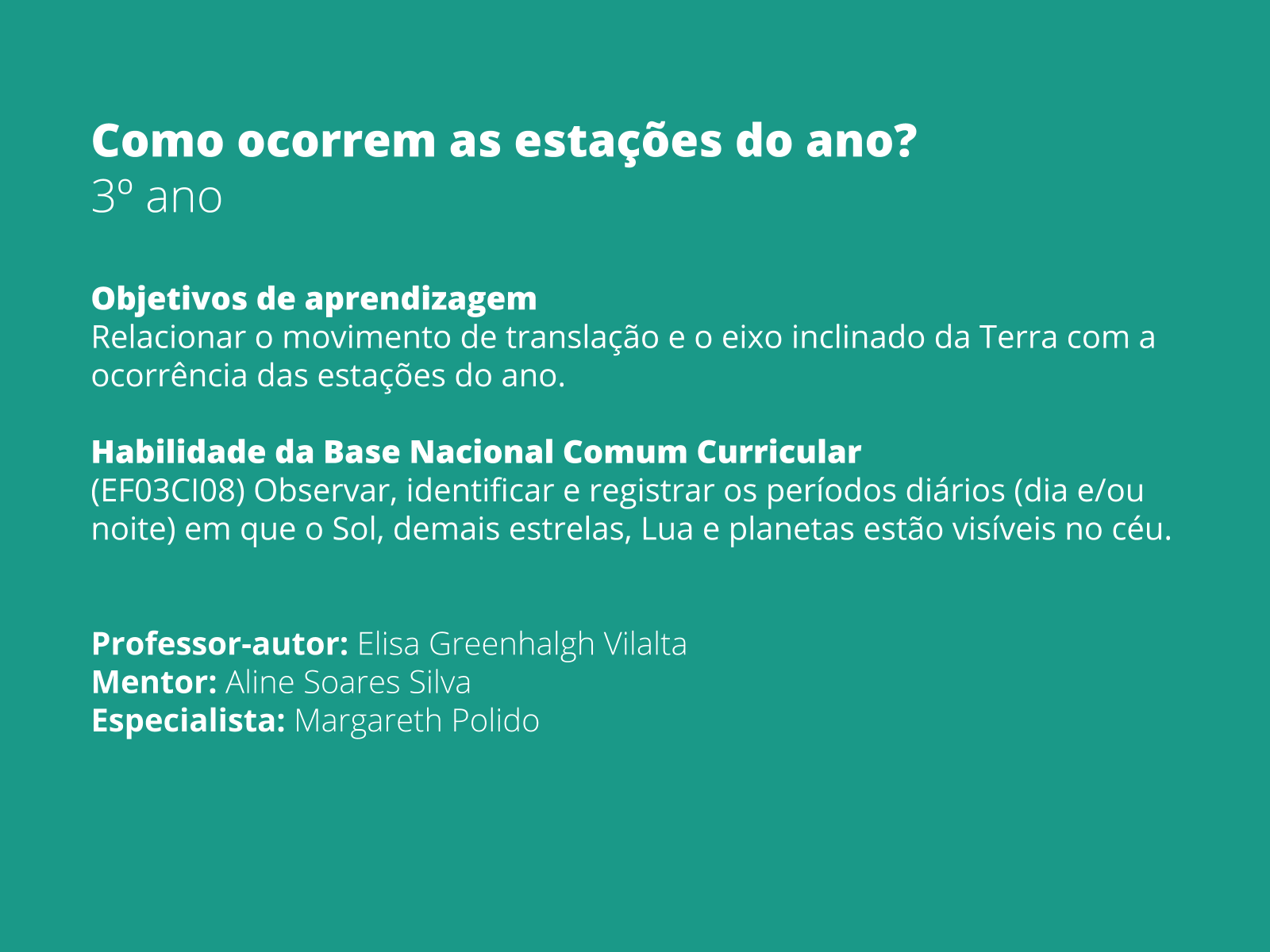 Sobre esta aula