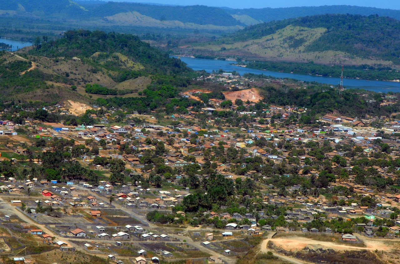 Vista aérea de São Félix do Xingu