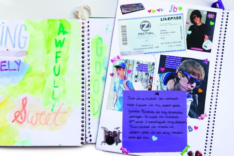 Scrapbook nas aulas de Língua Estrangeira
