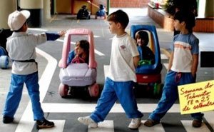 A minipista do Augusto Laranja, de São Paulo: situações reais Foto:Daniel Aratangy