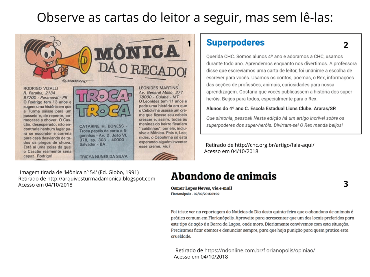 Exemplo De Carta Do Leitor A Revista Veja Novo Exemplo