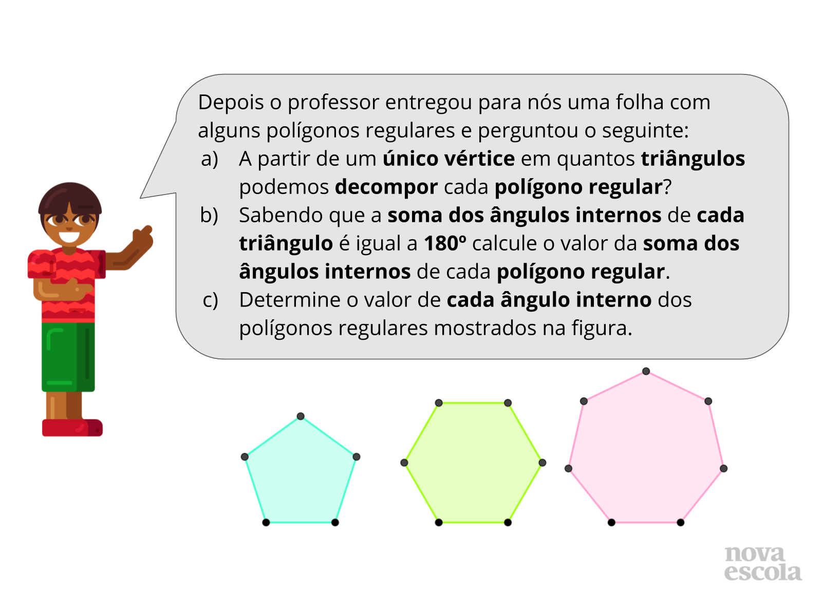 Plano De Aula 9º Ano Matemática Uma Receita Para Um Polígono Regular 1645