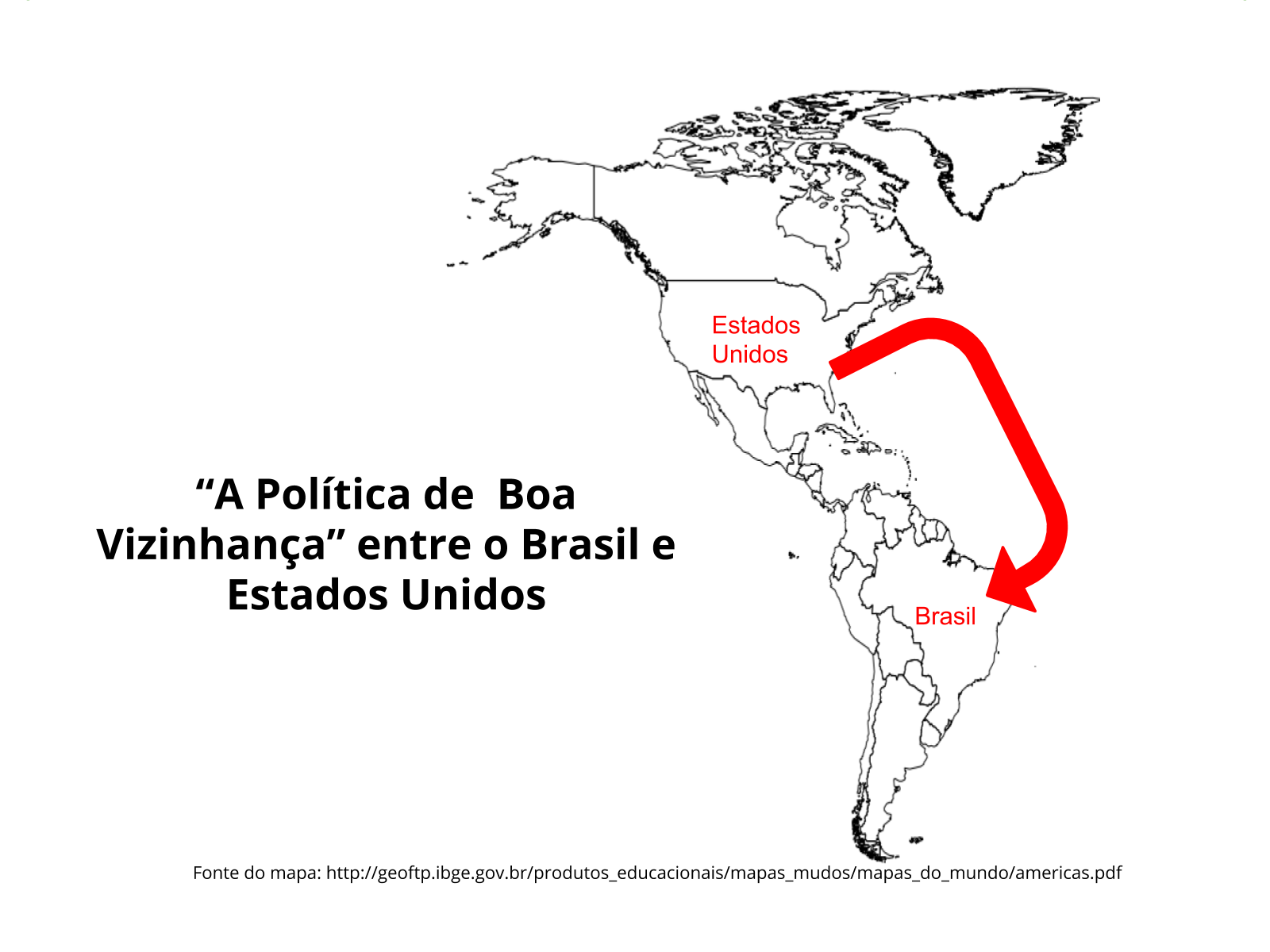 A Política da Boa Vizinhança” nas relações entre o Brasil e Estados Unidos  na Segunda Guerra Mundial - Planos de aula - 8°ano - Geografia