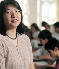 Cristiane Ishihara, professora de Matemática da 5ª série no Colégio Assunção, em São Paulo. Foto: Masao Goto Filho