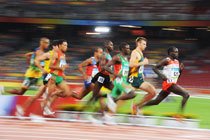 Prova de atletismo nos Jogos Olímpicos de Pequim. Foto: Alexandre Battibugli