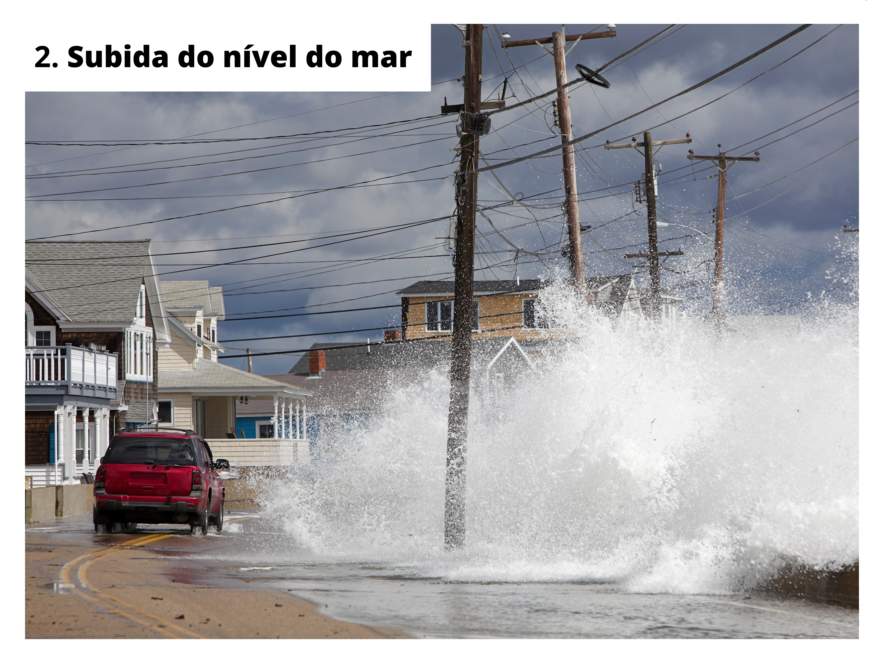 Figura 2. Subida do nível do mar