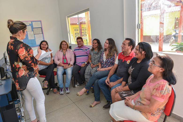 Equipe da EMEF João Prudêncio de Brito, em Parauapebas, a 718 quilômetros de Belém