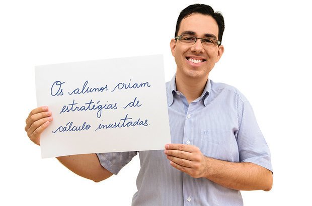 Pereira passou a estudar e a valorizar a forma de os estudantes resolverem as contas. Ivan Amorin. Ilustração Elisa Carareto