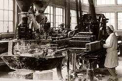 Refinações de Milho Brasil, em 1930: setor alimentício é uma das pontas da industrialização em São Paulo. Foto: Reprodução/ Sommer Andrey