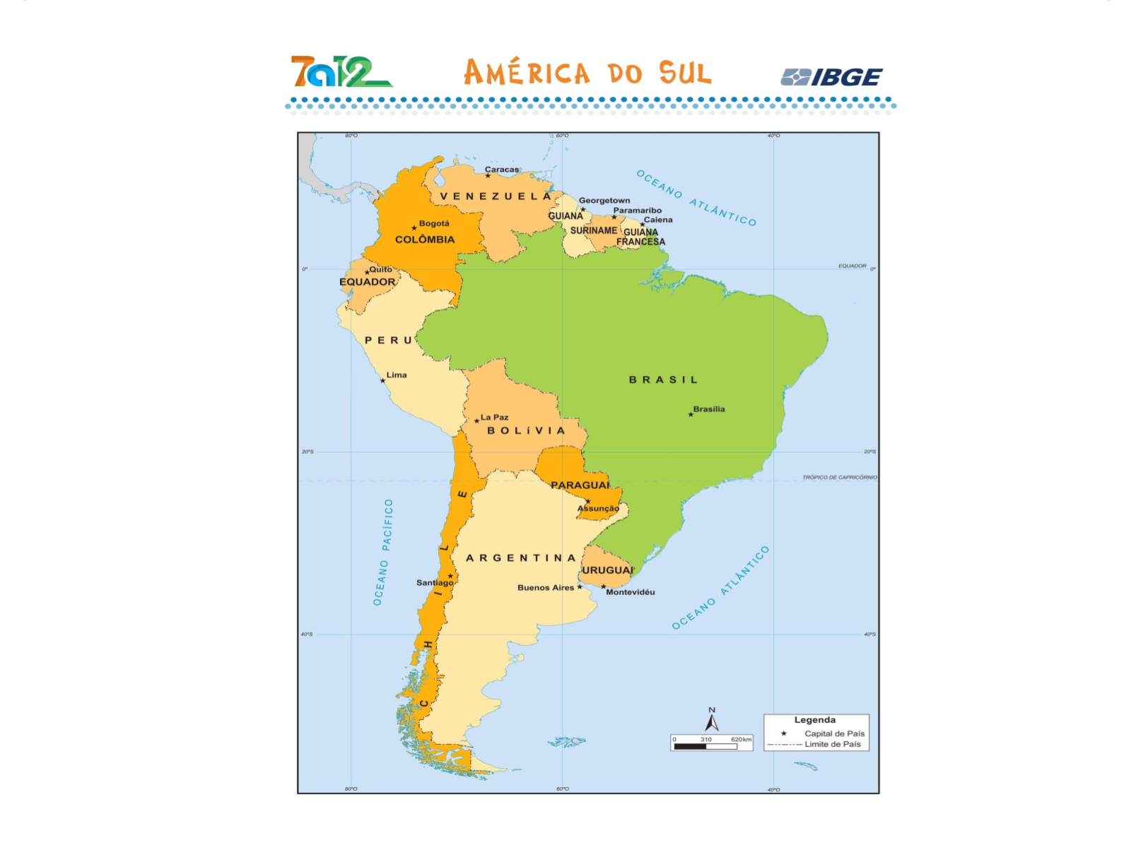 Mapa do Brasil: Regiões, estados e capitais - Estudo Prático