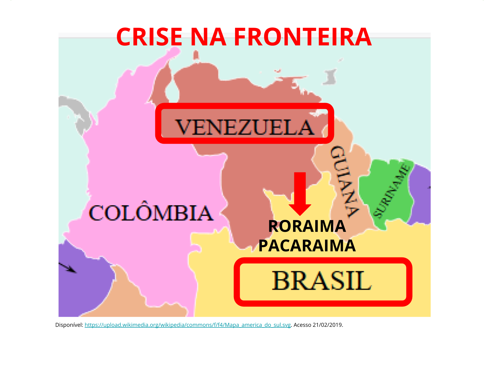 A crise na fronteira entre o Brasil e a Venezuela - Planos ...