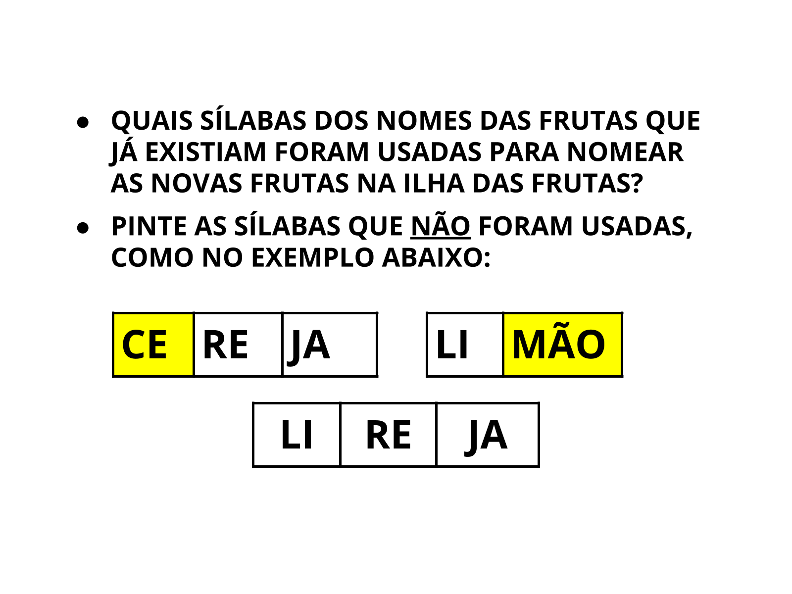 Jogo sílabas para alfabetização e consciência fonológica fru