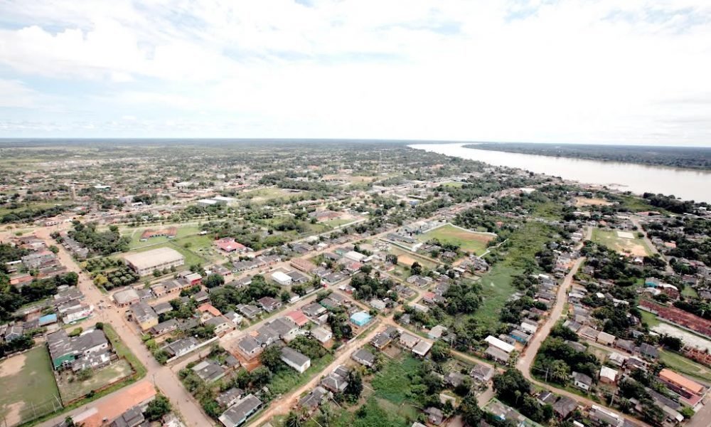 Vista aérea de Humaitá, no Amazonas