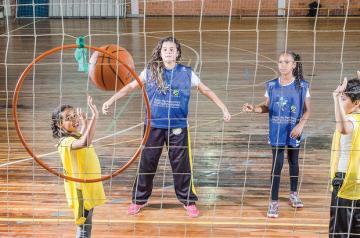 Basquetebol - NotaPositiva  Quadra de basquete, Trabalho de educação  fisica, Educação fisica