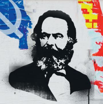 Ilustração de figura socialista
