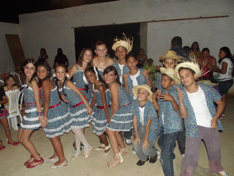 #orgulho de ser professor A turma da professora Ane Caroline na festa junina da escola
