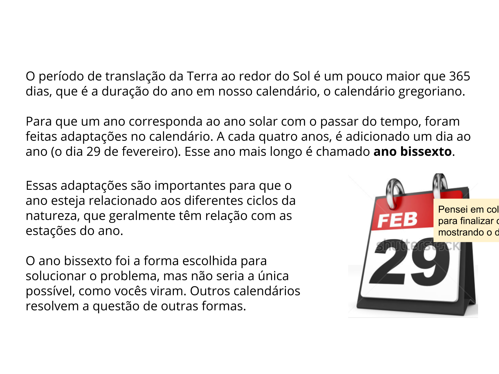 História do Calendário. O calendário juliano e o gregoriano