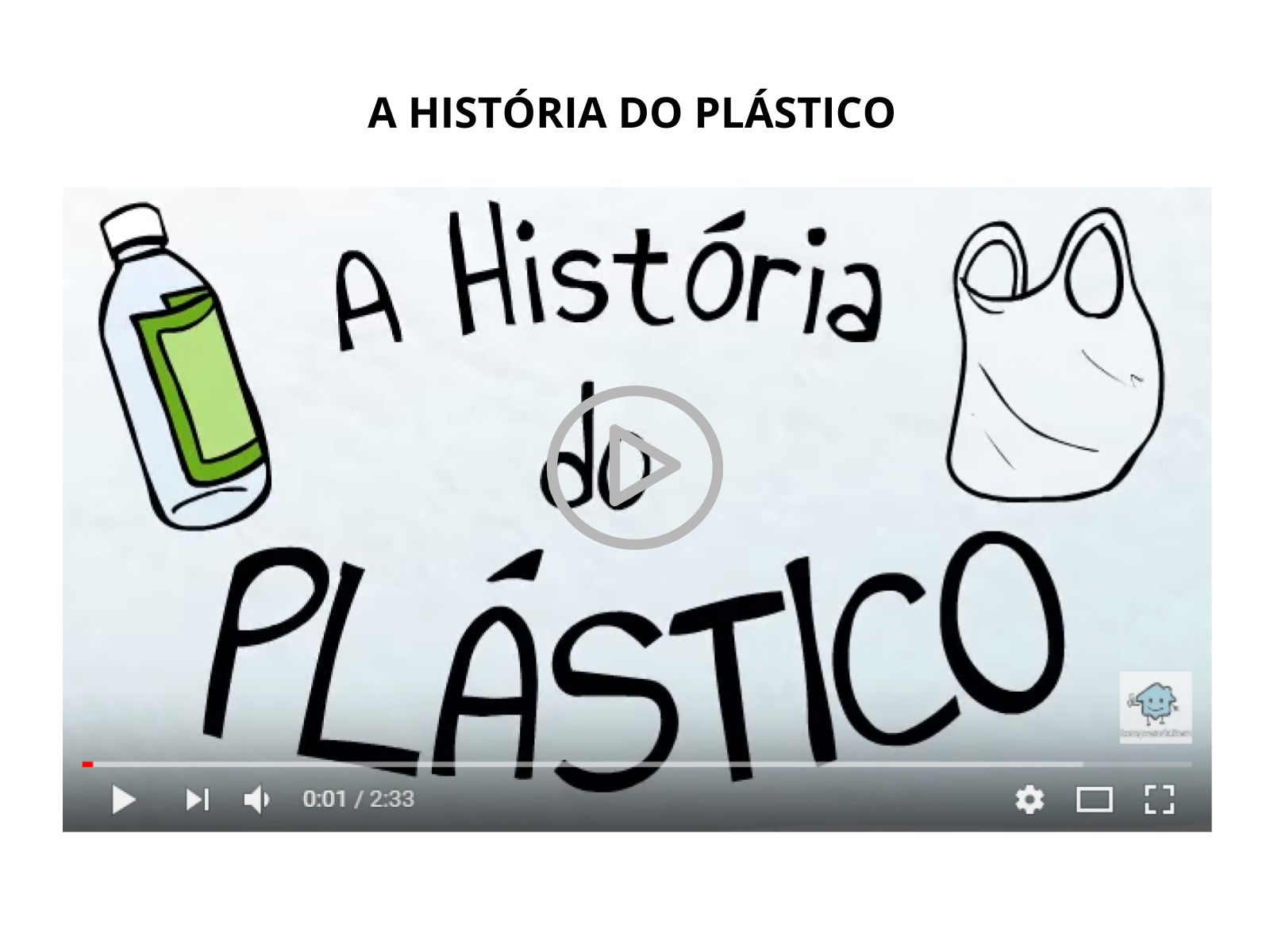 Plano de Aula 2º Ano O plástico