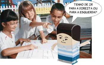 NO RUMO CERTO - O trabalho com mapas na escola desenvolve e aprimora conhecimentos espaciais e geométricos. Foto: Rogério Albuquerque Ilustração: Carlo Giovani
