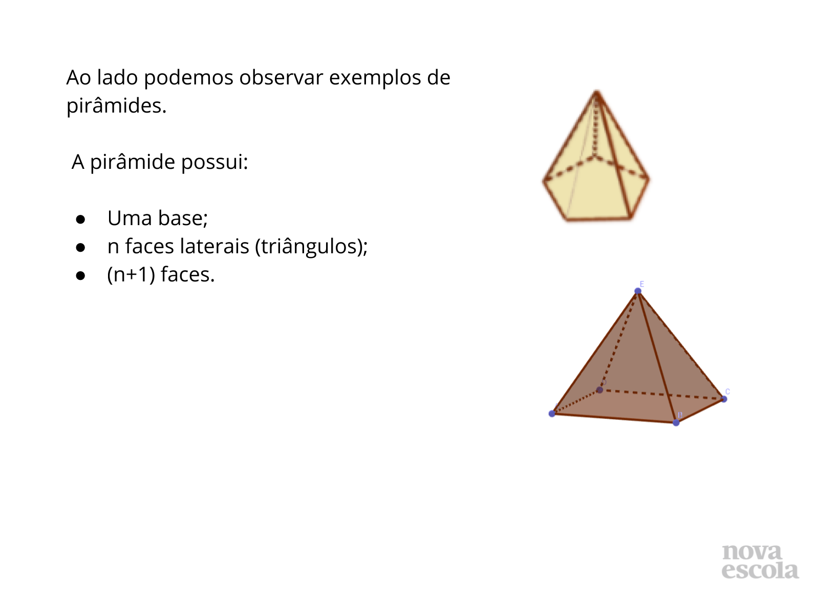 Jogando com prismas e pirâmides - Planos de aula - 6º ano