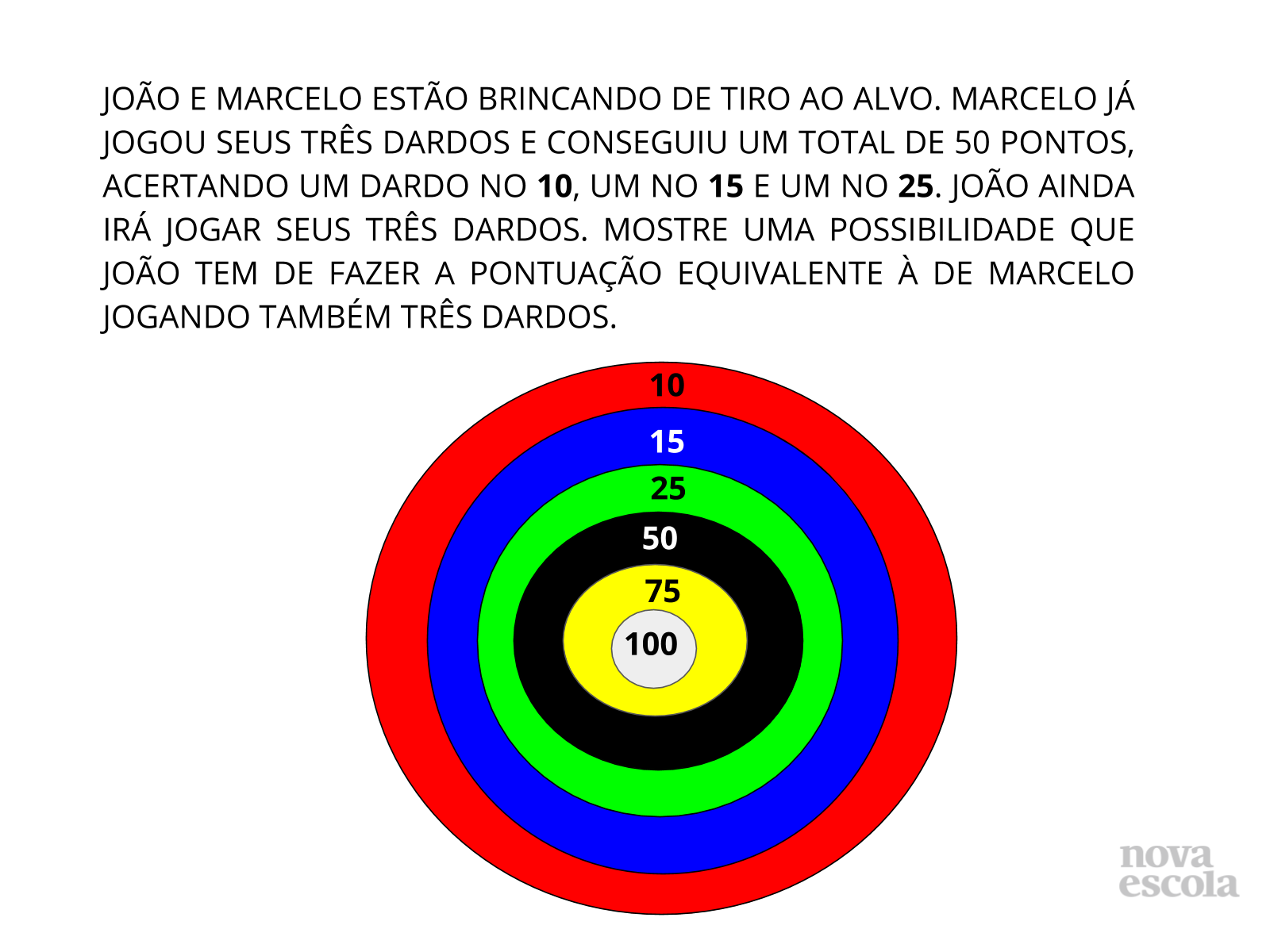 Equivalência com tiro ao alvo Planos de aula 3º ano