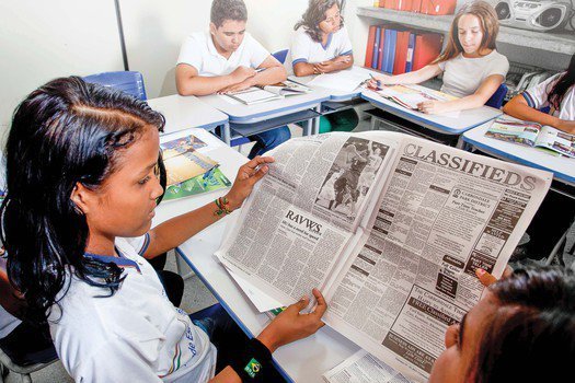 Ao explorar entrevistas publicadas em jornais estrangeiros, a turma se aproximou do gênero. Agência Lusco