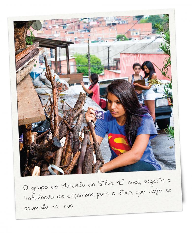 Alunos gravam documentário no Grajaú