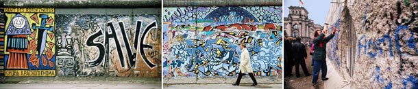 Muro de Berlim.Fotos: Valdemir Cunha e Antônio Milena