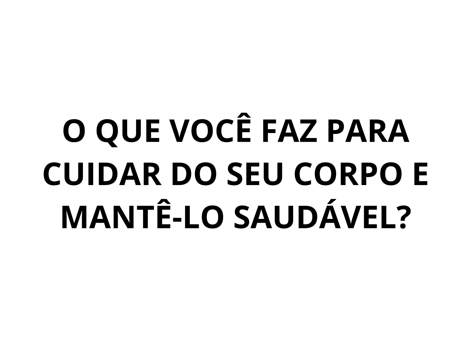 Questão disparadora