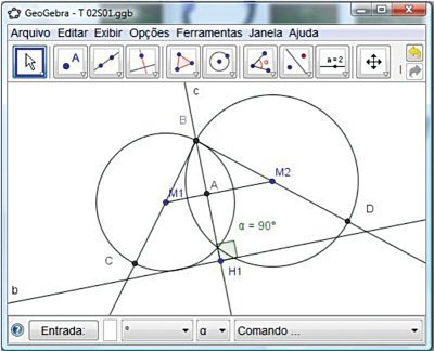 Atividade no Geogebra. Fotos Reproduções/Thales Pereira/Ilustrações Bruno Algarve