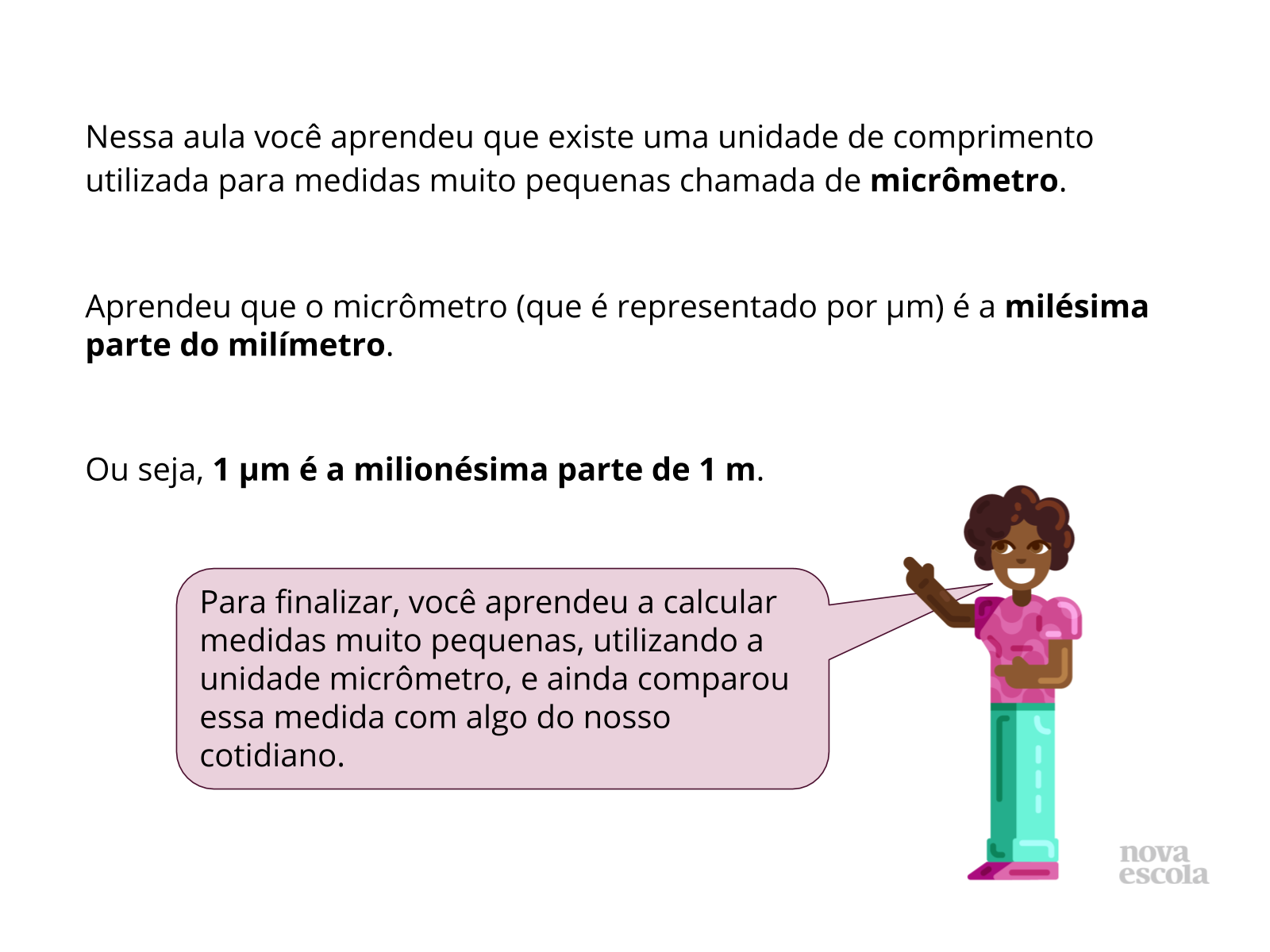 Distâncias muito curtas - O micrômetro - Planos de aula - 9º ano