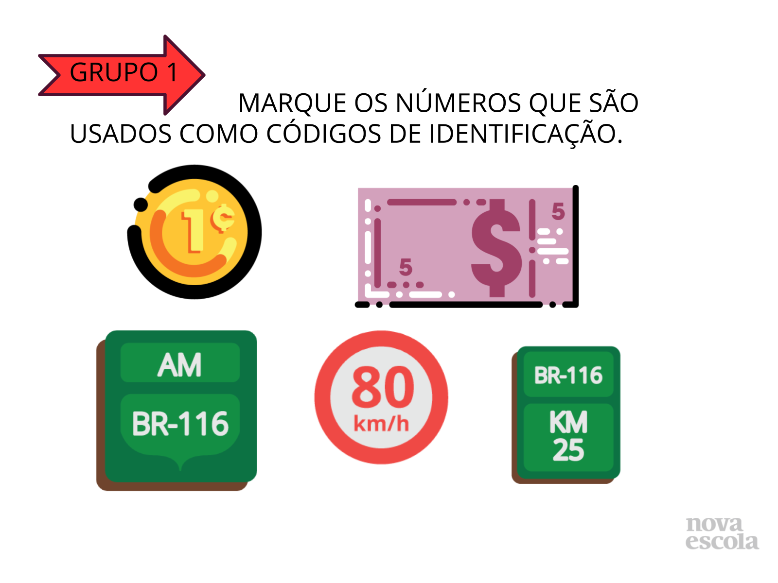 Números como código de identificação Planos de aula 1º ano Matemática