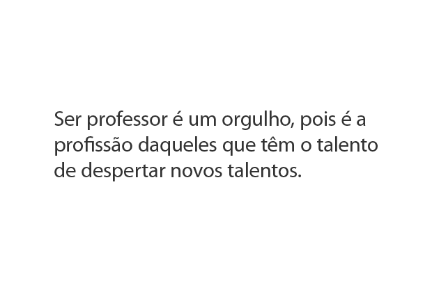 Mayla da Silva Daniel Frase finalista do Concurso cultural Orgulho de Ser Professor. Reprodução