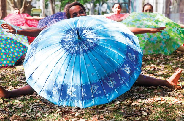 As cenas e os exercícios que os alunos mais gostaram integraram a coreografia final. Manuela Novais