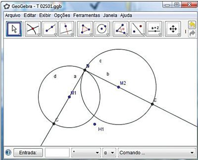 Atividade no Geogebra. Fotos Reproduções/Thales Pereira/Ilustrações Bruno Algarve