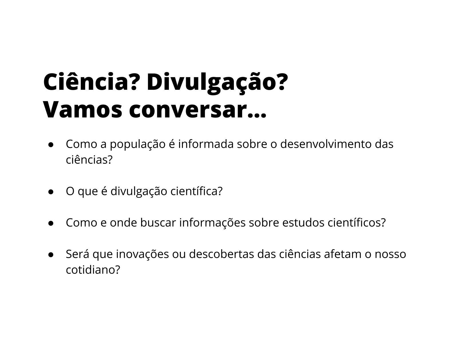 Plano de aula - 7º ano - Reportagem de divulgação científica/vlog ...