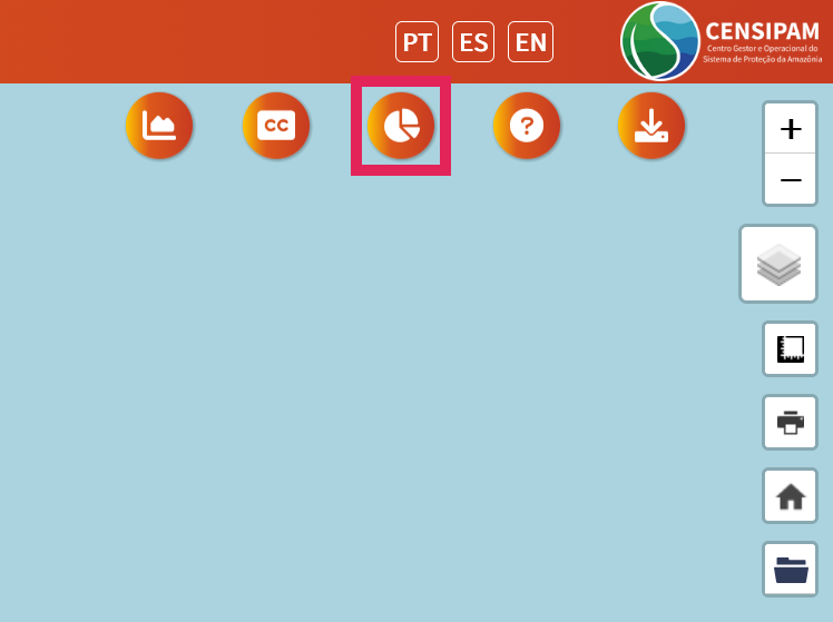 Print 02 da plataforma CENSIPAM