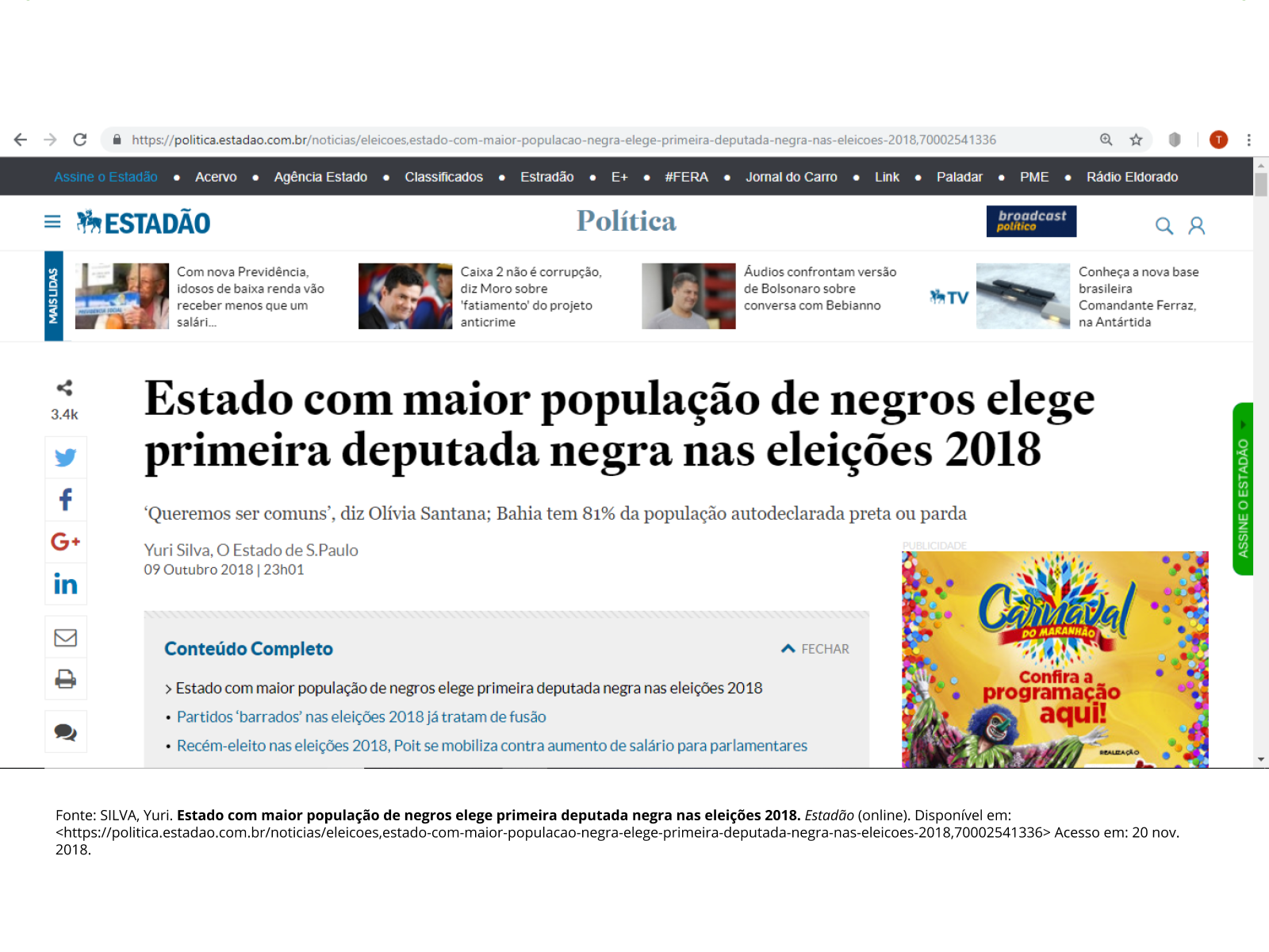 Plano de aula - 9º ano - Racismo no Brasil: herança maldita