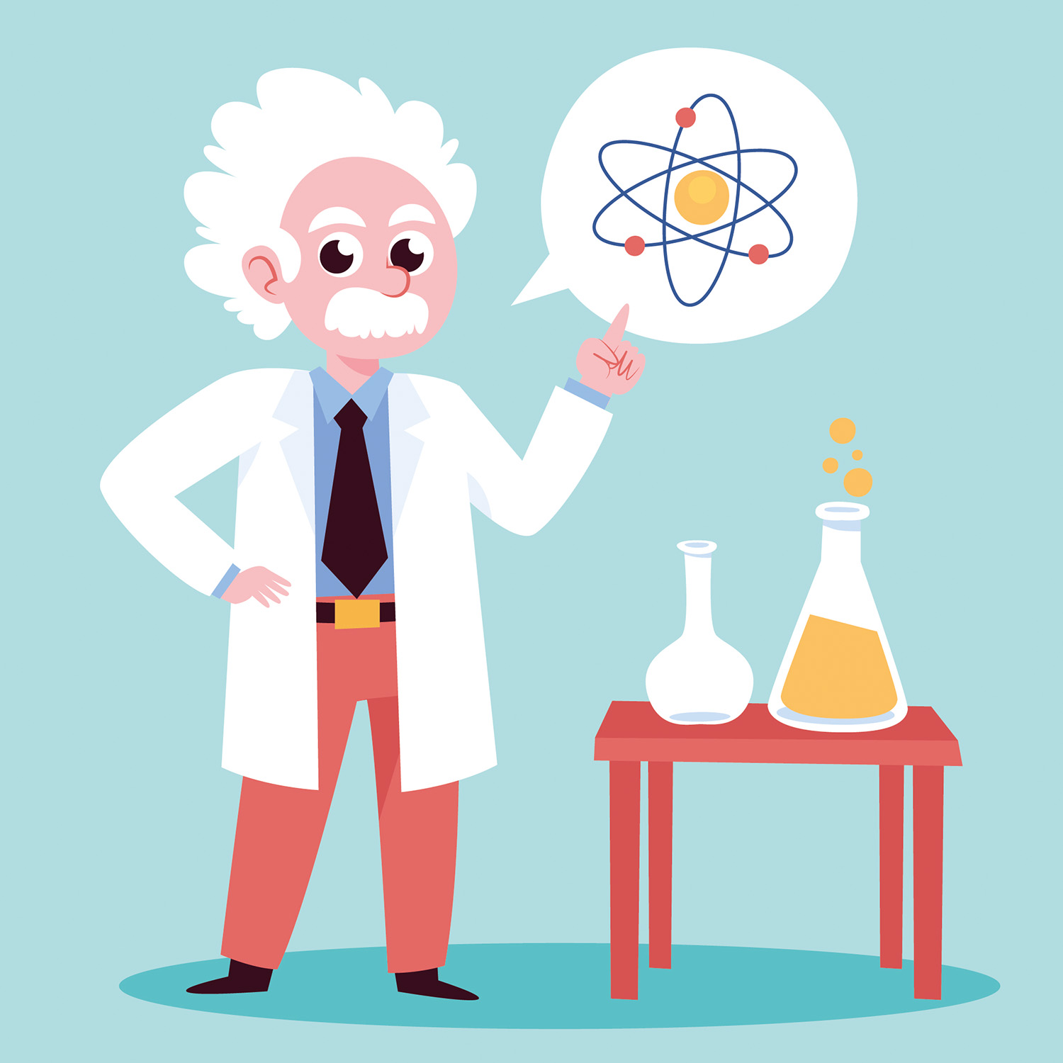 Imagem 1: ilustração do cientista Albert Einstein