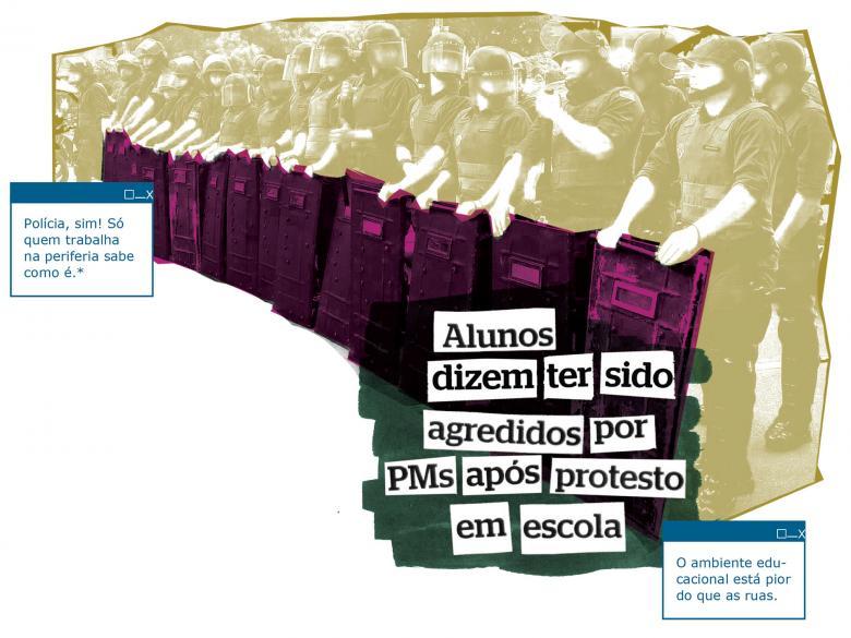 Lições do dia em que a polícia entrou na escola