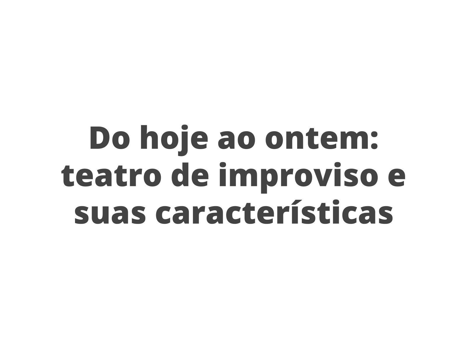 Tema da aula