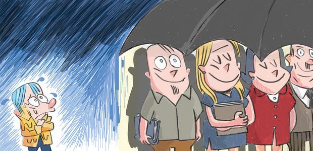 Como criar políticas que não excluam as redes mais pobres? Ilustração: Benett