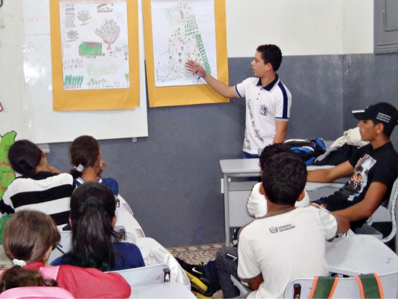 Alunos aprendem sobre agricultura familiar