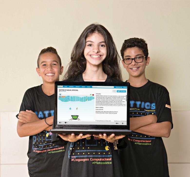Foto dos alunos da matéria sobre matemática